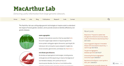 Desktop Screenshot of macarthurlab.org